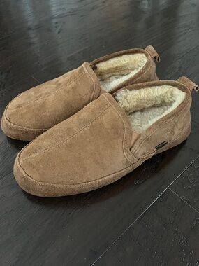 Acorn Romeo Sheepskin Lined Slippers Men's Size 9